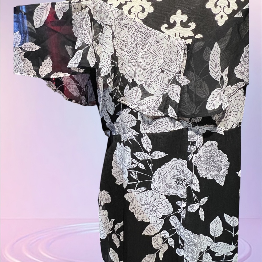 Floral Cocktail Dress - Picture 4 of 5